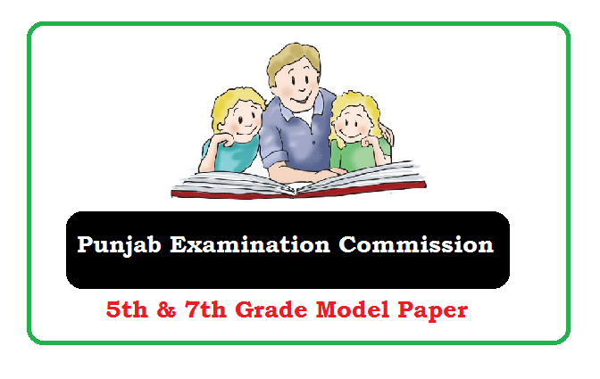 Punjab Board 5th Grad & 8th Grad Model Paper 2021