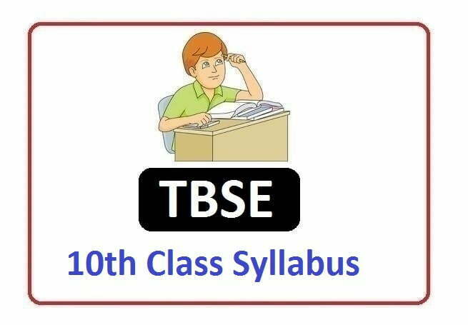 TBSE Madhyamik Syllabus 2022
