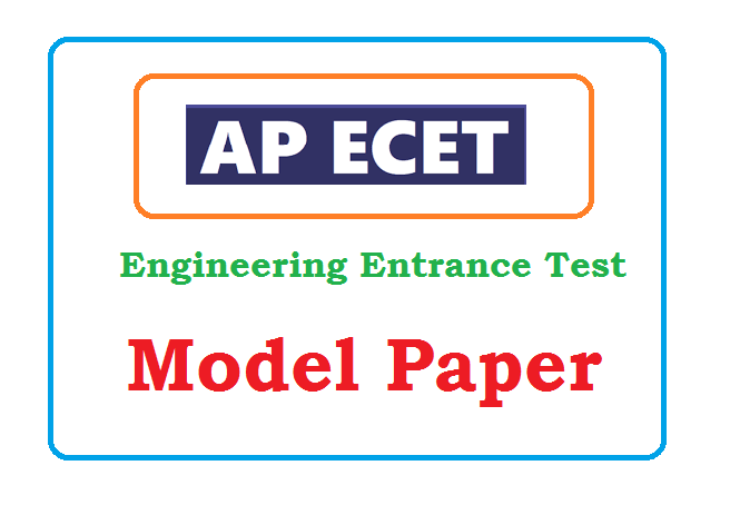 AP ECET Model Paper 2022