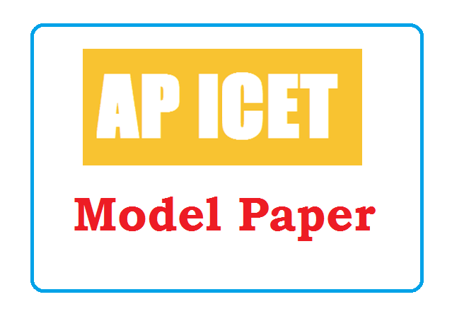 AP ICET Model Paper 2020 