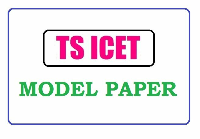 TS ICET Model Paper 2021