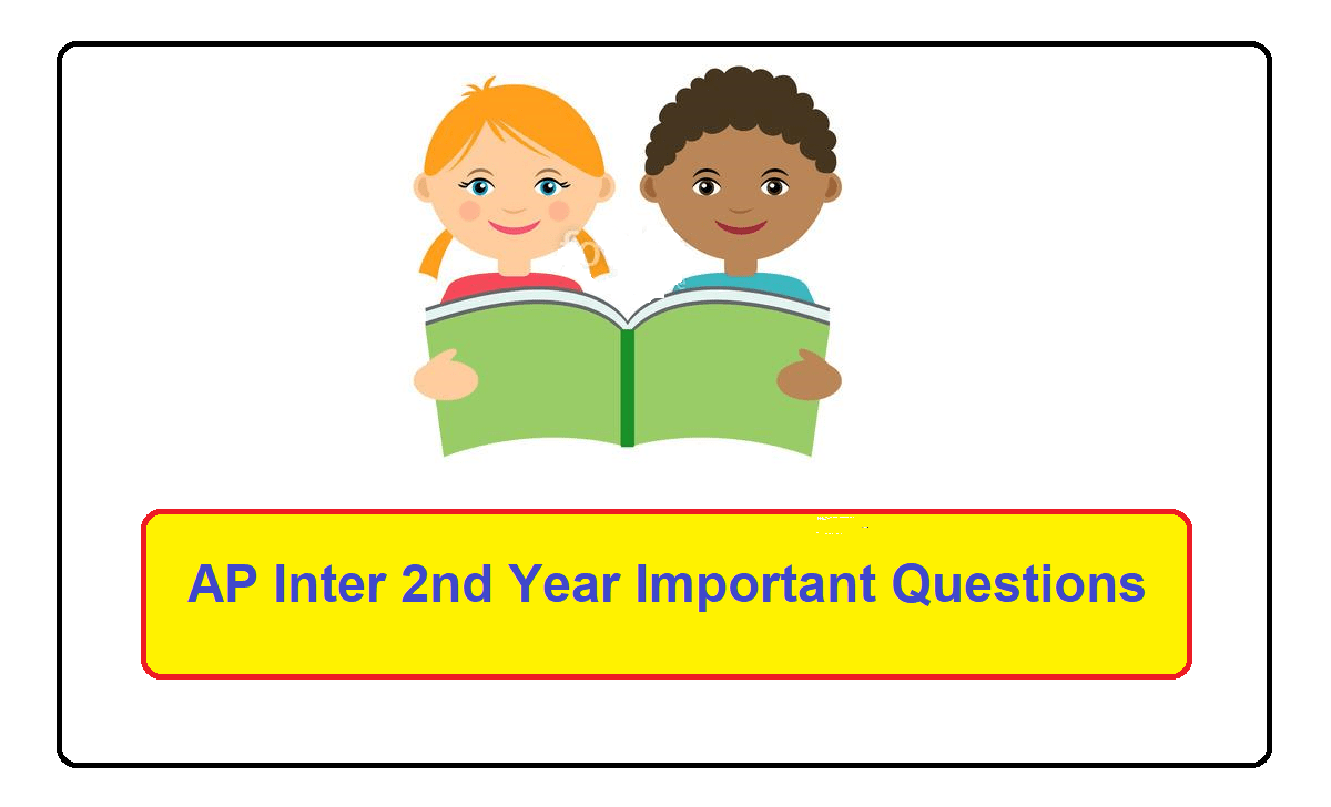 AP Inter 2nd Year Important Questions 2021