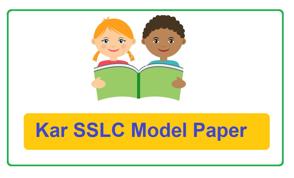 Karnataka SSLC Model Paper 2022