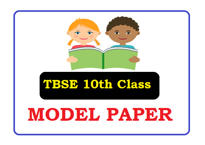 TBSE 10th Model Paper 2022